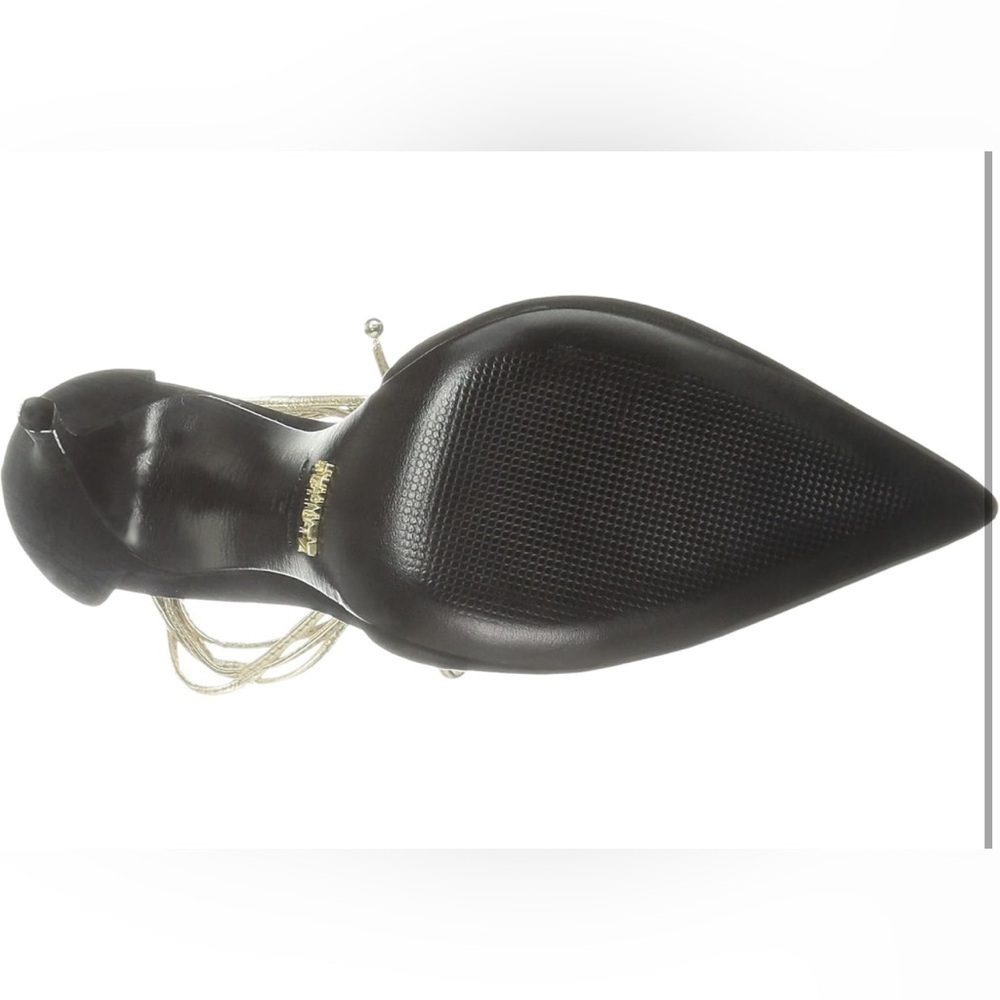 Schutz Women's MILEY Nobuck Dress Pump, Black 9.5 - Picture 4 of 8